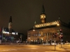 哥本哈根市政厅夜景