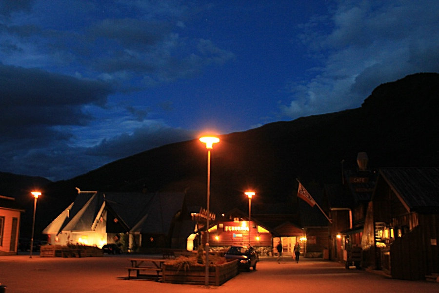 松恩峡湾弗洛姆（Flam）夜景