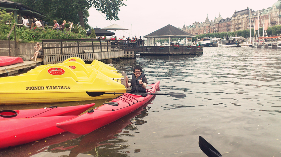 斯京市区河道Kayak