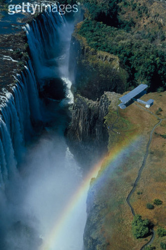 Biplane Over Victoria Falls